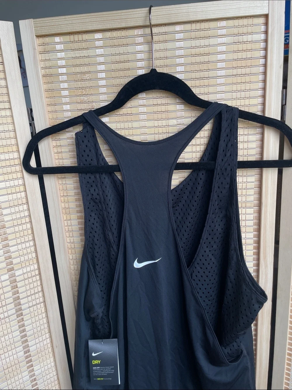 Nike black racerback